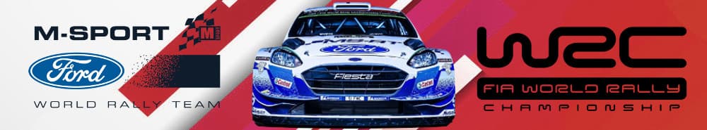 M-Sport World Rally Team banner
