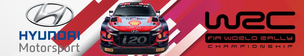 Hyundai Shell World Rally Team banner