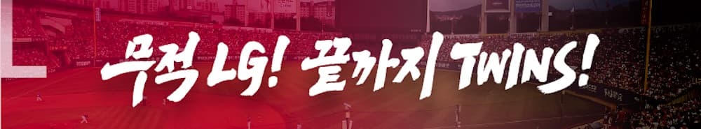 LG Twins banner